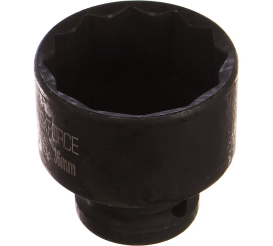 Головка торцевая 12-гранная ударная тонкостенная (36 мм; 1/2"DR; 45 мм) ROCKFORCE RF-44836TH(27130)
