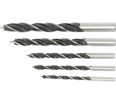 Набор сверл по дереву (4-10 мм; 5 шт.) СИБРТЕХ 702205