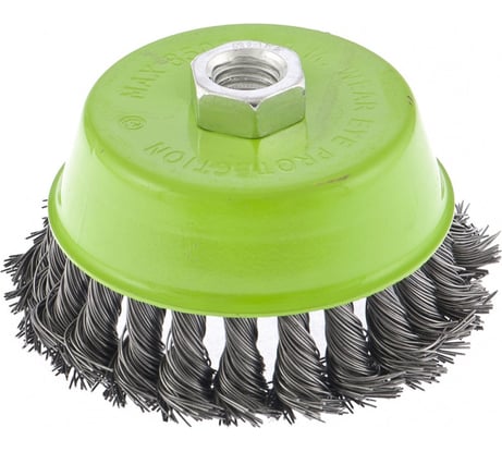 Щетка для УШМ (100 мм; М14; 0.5 мм) СИБРТЕХ 746287