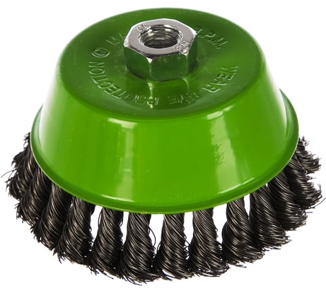 Щетка для УШМ (125 мм; М14; 0.5 мм) СИБРТЕХ 746277