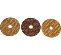 Набор полировальных кругов 100D-3.0T-Step 1, 2, 3 Hybrid (wet, dry) Elsilber EL-R0101S0