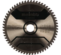 Диск пильный Multi Cut Classic (216x30 мм; 60Z; FZ/TZ 5neg; блистер) Metabo 628655000