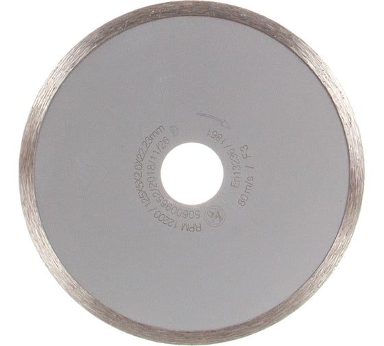Диск алмазный по плитке F3 Perfect GRF (125х1.9х22.23 мм) DRONCO 4123510100 1