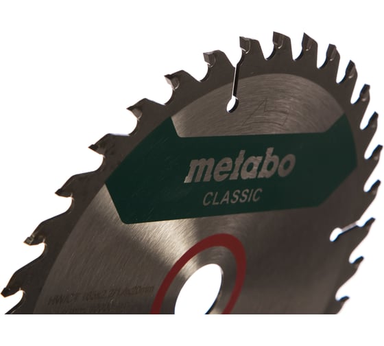 Диск пильный Precision Cut Classic (165x20 мм; 36Z; WZ 15; блистер) Metabo 628662000