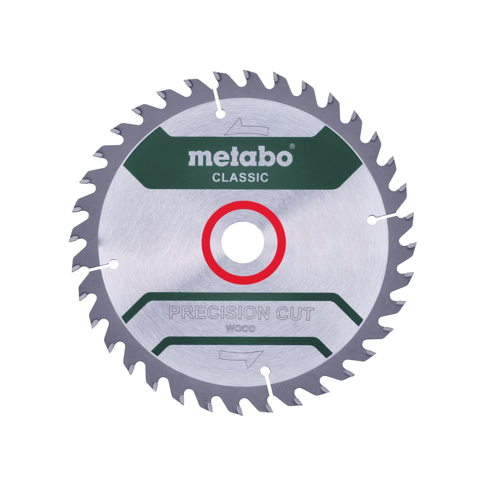 Lame De Scie Circulaire Metabo PrecisionCutClassic - 254x30mm, 48 Dents, Angle Négatif 5° - Pour Bois