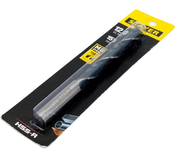 Сверло Professional по металлу HSS-R (12х101х151 мм; М2; DIN 338) Stayer 29602-12