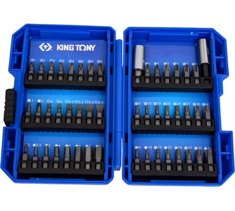 Набор вставок бит 1/4", 49 предметов KING TONY 1049CQ