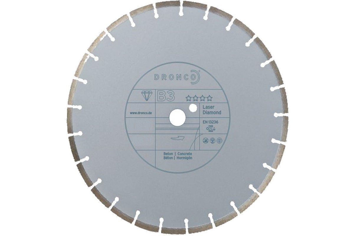 Диск алмазный по бетону B3 (350х2.8х25.4 мм) DRONCO 4350630 - выгодная ...