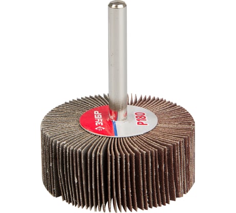 Круг шлифовальный веерный лепестковый (20х50 мм; P180) Зубр 36601-180