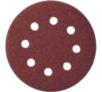 Лист шлифовальный (5 шт; 125 мм; 8 отверстий; Р320) для эксцентриковых шлифмашин REDVERG 6624188