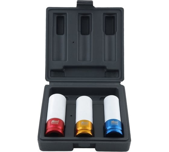 Набор головок торцевых ударных удлиненных (3 шт; 1/2" Dr; 17-21 мм) KRAFT KT 700822 1