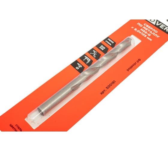 Сверло по металлу HSS-G (9х81х125 мм) REDVERG 6621054