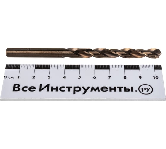 Сверло по металлу кобальтовое HSS-Со (7х69х109 мм) REDVERG 6621079