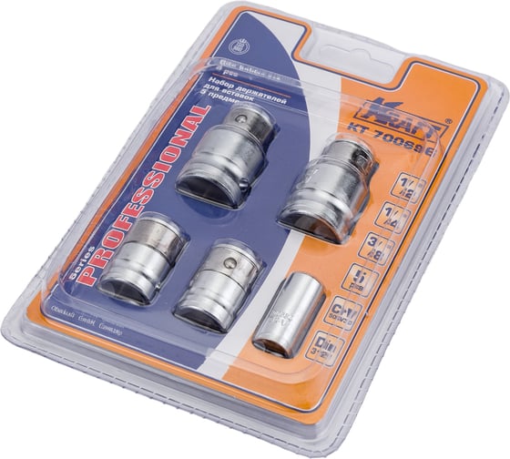 Набор держателей для вставок (5 шт; 1/2"+3/8"+1/4" Dr) KRAFT KT 700696