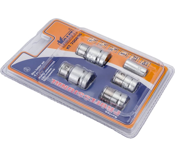 Набор держателей для вставок (5 шт; 1/2"+3/8"+1/4" Dr) KRAFT KT 700696