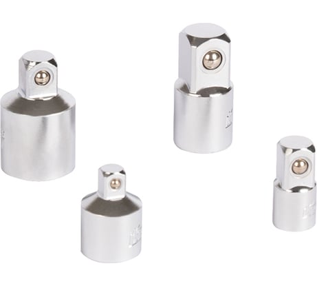 Набор переходников-адаптеров (4 шт; 1/2"+3/8"+1/4" Dr) KRAFT KT 700695