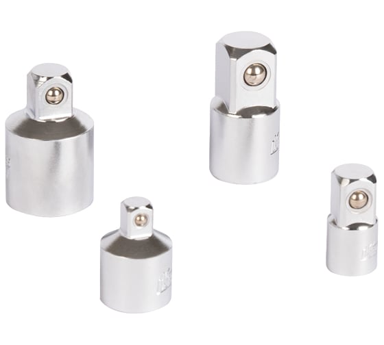 Набор переходников-адаптеров (4 шт; 1/2"+3/8"+1/4" Dr) KRAFT KT 700695