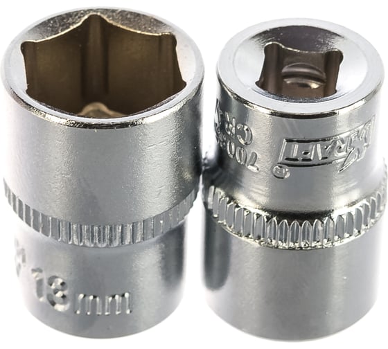 Набор головок торцевых шестигранных (12 шт; 1/4" Dr; 4-13 мм) KRAFT KT 700314 1