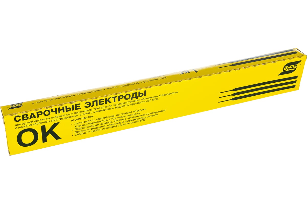 Электроды ОК 46.00 (3 мм; 1 кг) ESAB СВ000017950 купить в Нижнем ...