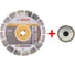 Диск алмазный по стройматериалам (230х22.2 мм; 2 шт.) + гайка SDS-clic Bosch 061599759X 1