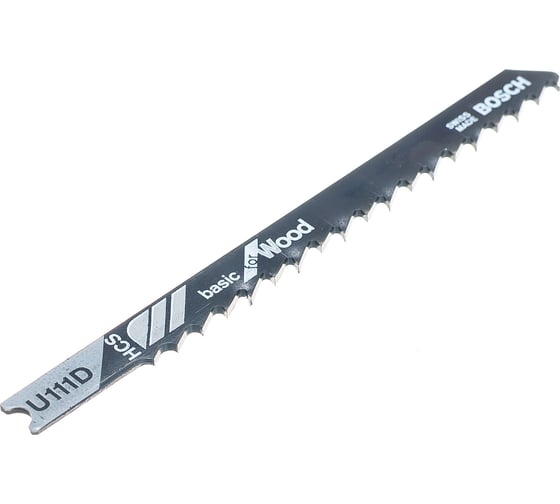 Пилки для лобзика по дереву и металлу (U-хвостовик; 5 шт.) Bosch 2608667855
