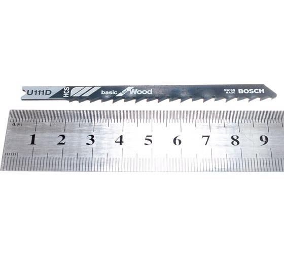 Пилки для лобзика по дереву и металлу (U-хвостовик; 5 шт.) Bosch 2608667855