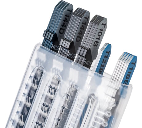 Набор пилок для лобзика по дереву и металлу (18 шт.) Bosch 2607011439