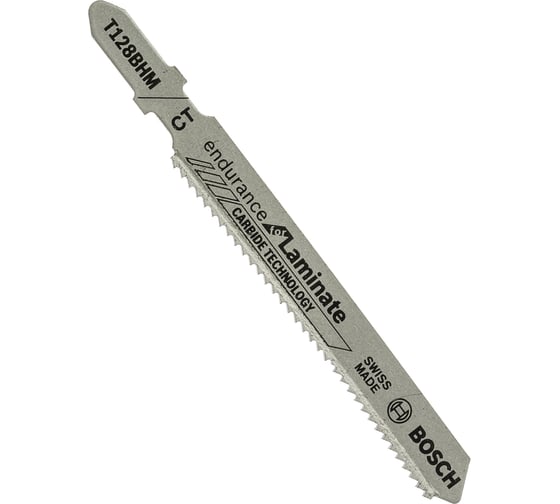 Пилки для лобзика T128BHM по ламинату (92 мм; 3 шт.) Bosch 2608665073