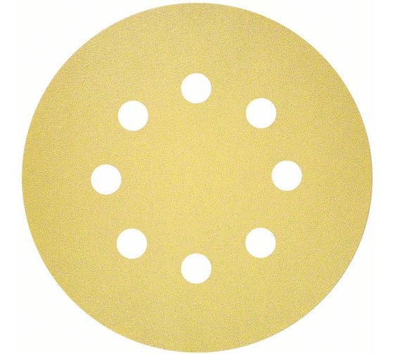 Круги шлифовальные C450 Standard for General Purpose (8 отверстий, 125 мм, К180, 50 шт.) Bosch 2608621745 1