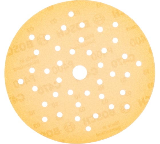 Круги шлифовальные C470 Best for Wood+Paint Multihole (125 мм, K400, 50 шт.) Bosch 2608621014 1