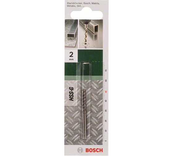 Сверло по металлу HSS-G (2x24x49 мм) Bosch 2609255036
