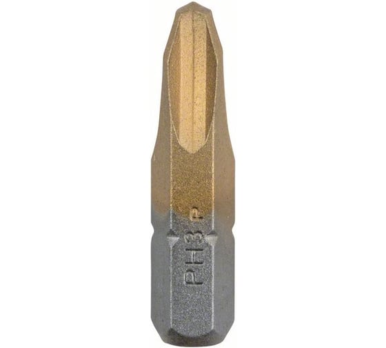 Биты PH3 TIN, 25 мм Bosch 2609255918 1