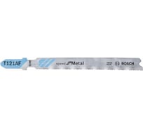 Пилки по металлу T121AF Speed for Metal, BIM (92 мм, шаг 1.2 мм) Bosch 2608636698