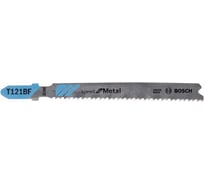 Пилки по металлу T121AF Speed for Metal, BIM (92 мм, шаг 2 мм) Bosch 2608636701