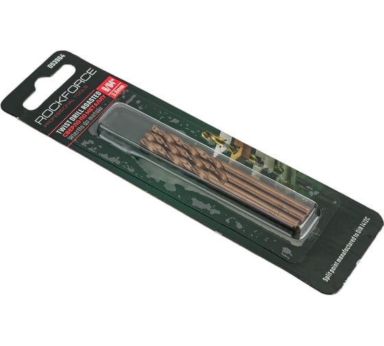 Сверло по металлу (3 шт; 3.6 мм; HSS-Co; в блистере) ROCKFORCE RF-DS3964(29158)