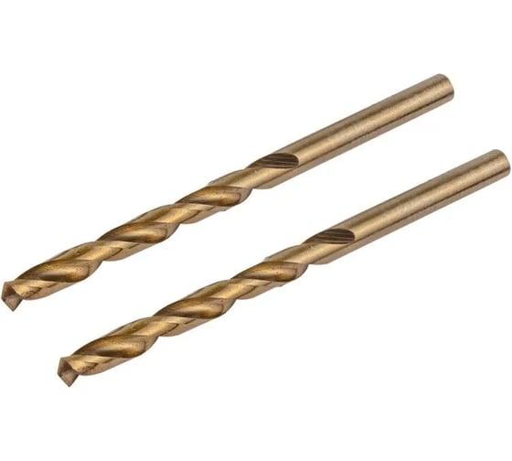 Сверло по металлу (2 шт; 4 мм; HSS-Co; в блистере) ROCKFORCE RF-DS240H(29142)