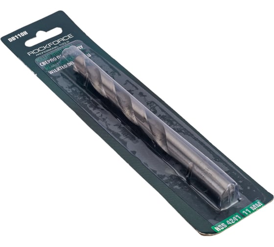 Сверло по металлу (11 мм; HSS-Co; в блистере) ROCKFORCE RF-DB110H(29101)