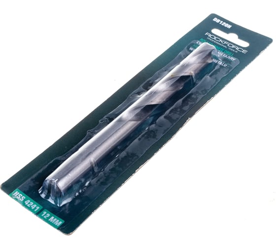 Сверло по металлу (12 мм; HSS-Co; в блистере) ROCKFORCE RF-DB120H(29105)