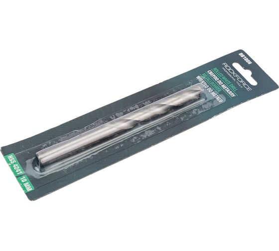 Сверло по металлу (10 мм; HSS; в блистере) ROCKFORCE RF-DB100H(29096)