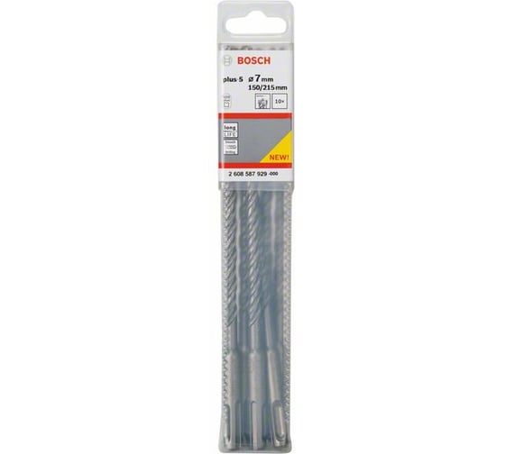 Бур по бетону (5х215 мм; SDS-plus-5 S4L; 10 шт.) Bosch 2608587929
