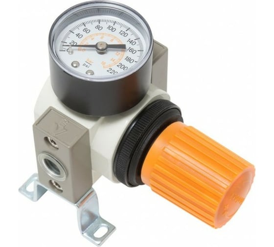 Регулятор давления воздуха 1/4" с индикатором Profi ROCKFORCE RF-704214(18881)