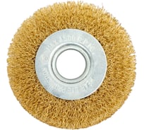 Кордщетка дисковая латунная для УШМ (100 мм) ROCKFORCE RF-BWF004(29084)