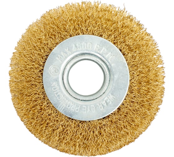 Кордщетка дисковая латунная для УШМ (100 мм) ROCKFORCE RF-BWF004(29084)
