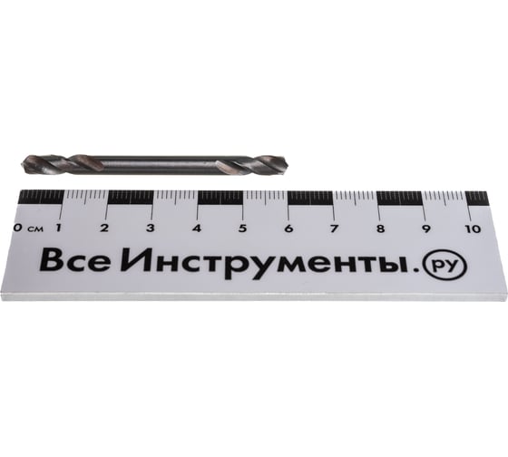 Сверло по металлу двухстороннее (10 шт; 4.9x16х62 мм) Росомаха 700049