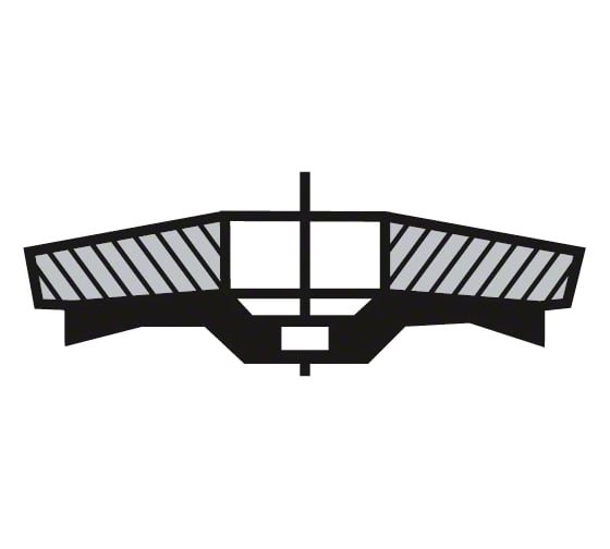 Круг шлифовальный лепестковый X431 Standard for Metal (115 мм; K120; угловой) Bosch 2608603655