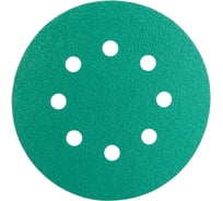 Диск шлифовальный DC341 Film Green (100 шт/уп; 125 мм; 8 отверстий; Р1000) Hanko DC341.125.8.1000