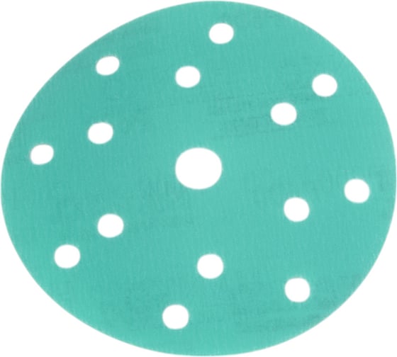 Диск шлифовальный DC341 Film Green (100 шт/уп; 150 мм; 15 отверстий; Р600) Hanko DC341.150.15.0600