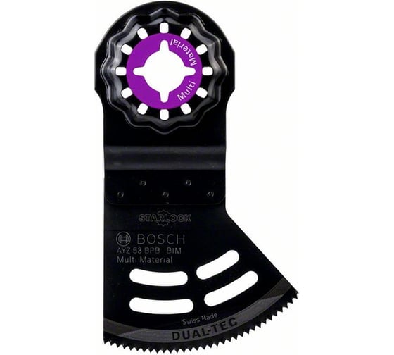 Пильное полотно Starlock BIM Dual-Tec 53x40 мм AYZ 53 BPB Bosch 2608664202 1