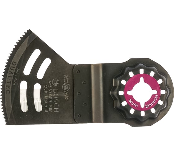 Пильное полотно Starlock BIM Dual-Tec 53x40 мм AYZ 53 BPB Bosch 2608664205