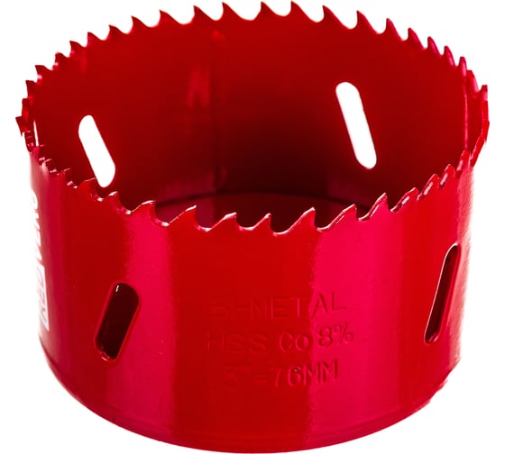 Коронка биметаллическая 76 мм REDVERG 6627119